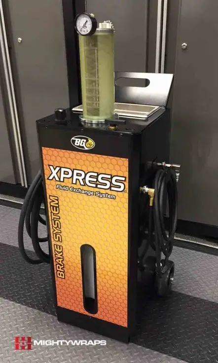 BG Products Express Fluid Exchange System Vinyl Wraps