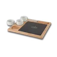 Cutting board 3 Promotional Products - Custom logo'd Sushi Slate Platter