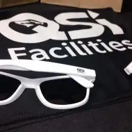 Quality Solutions Incorporated Logo'd Sun Glasses Promotional Products - Quality Solutions Incorporated Logo'd Sun Glasses