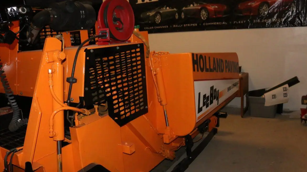 Asphalt Paver Custom Vinyl Wraps