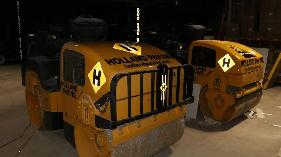 Steam Roller Vinyl Wraps