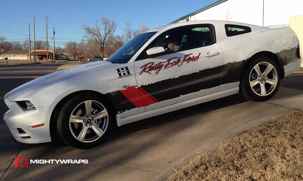 Mustang Partial Wrap