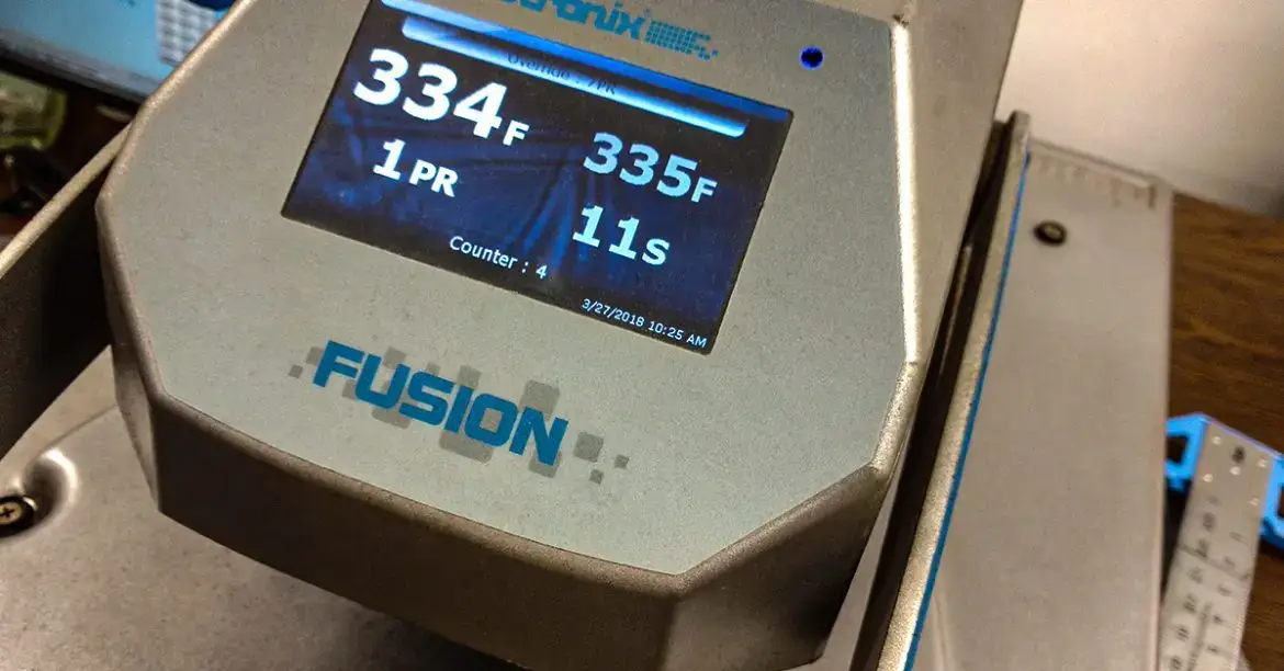 Heat Press at U.S. Logo in Wichita, Kansas