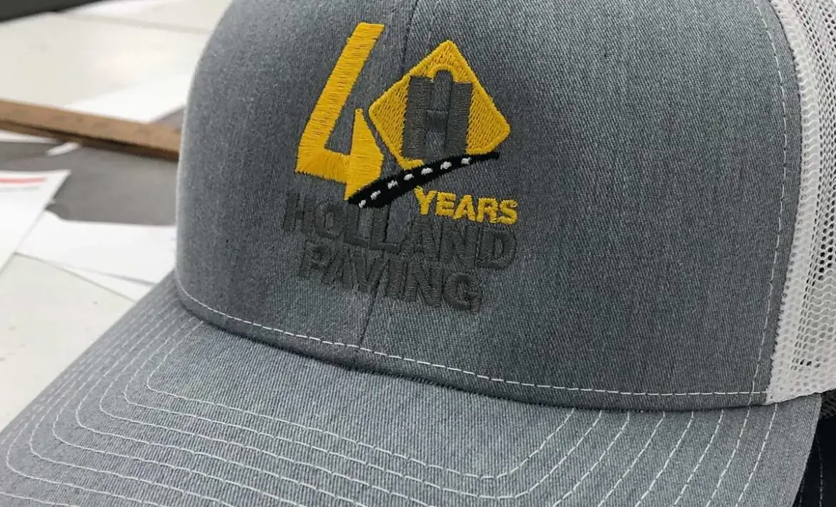 embroidery on hats, jackets and bags in Wichita, Ks
