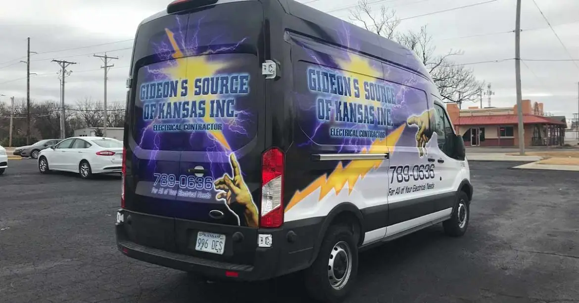 Vehicle wraps in Wichita, Ks and great durability from U.S. Logo