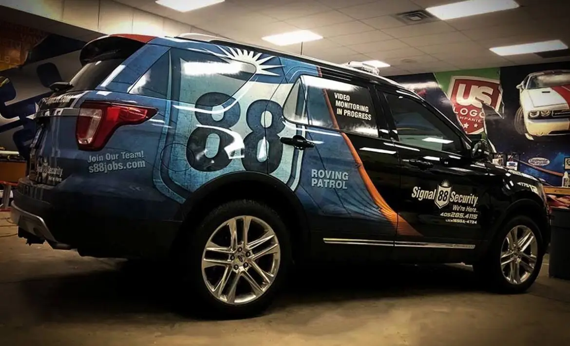 How Much Should a Vehicle Wrap Cost, and Why? Signal 88 Security Interceptor Patrol Vehicle Wrap