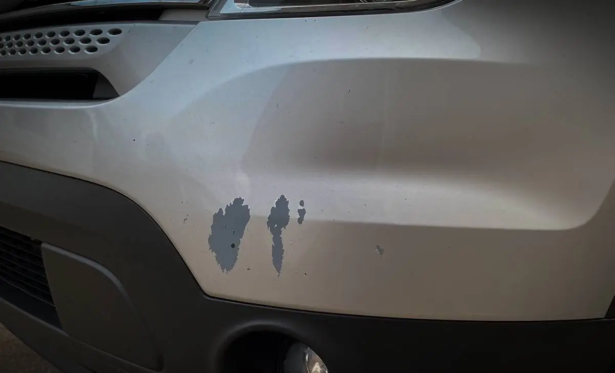 cosmetic damage will not allow the vinyl to stick on a commercial vinyl wrap